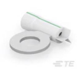 TE Connectivity 322307 kulaté kabelové oko Průřez (max.)=1.4 mm² Ø otvoru=6.14 mm částečná izolace 1 ks Box