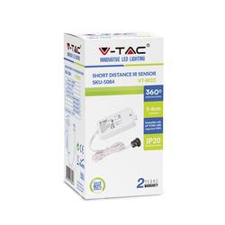 V-TAC 5084 detektor pohybu 30 ° bílá IP20