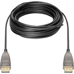 Digitus DisplayPort / optické vlákno kabel Konektor DisplayPort, Konektor DisplayPort 10.00 m černá AK-340107-100-S 8K UHD Kabel DisplayPort