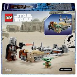 75436 LEGO® STAR WARS™ Mandalorianům a Grogu na jejich speeder Bike™ (75436)