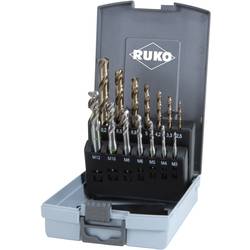 RUKO 245052RO sada strojních závitníků 14dílná metrický M3, M4, M5, M8, M10, M12 pravotočivý DIN 371, DIN 376 HSSE-Co 5 forma B 1 sada