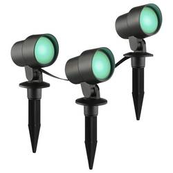 Brilliant G40911/06 Außenspießleuchte 3er Set zahradní osvětlení Energetická třída (EEK2021): F (A - G) LED pevně vestavěné LED černá
