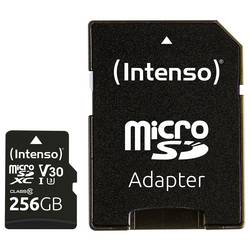 Intenso Professional paměťová kartam miniSDXC Retail 256 GB Class 10, UHS-I U3, v30 Video Speed Class Vodotěsný, Teplotně odolná