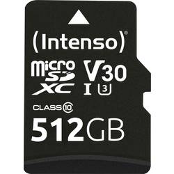 Intenso Professional paměťová kartam miniSDXC Retail 512 GB Class 10, UHS-I U3, v30 Video Speed Class Vodotěsný, Teplotně odolná
