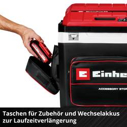 Einhell TE-COL 18/27 Li-Solo Aku chladicí box Energetická třída (EEK2021): D (A - G) termoelektrický (peltierův článek) 12 V, 18 V, 230 V černá, červená, bílá