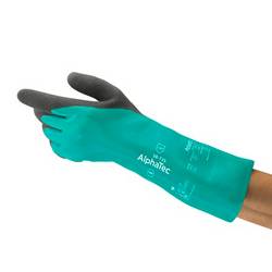 Ansell 58735070 AlphaTec® rukavice pro manipulaci s chemikáliemi Velikost rukavic: 7 EN 388:2016, EN 407:2020, EN 21420:2020, EN 374-1:2016/ Typ A, EN