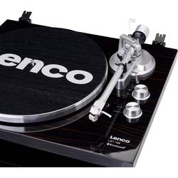 Lenco LBT-188 USB gramofon řemínkový pohon vlašský ořech