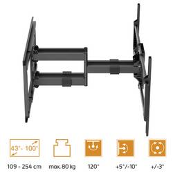 My Wall TV držák na zeď 109,2 cm (43) - 254,0 cm (100) nakláněcí