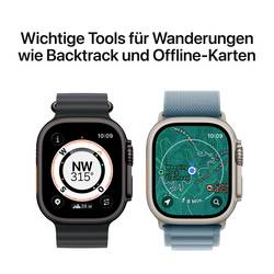 Apple Watch Ultra 3 GPS + Cellular 49 mm Titanový kryt Řemínek Alpine Loop černá L