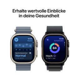 Apple Watch Ultra 3 GPS + Cellular 49 mm Titanový kryt Řemínek Alpine Loop černá L