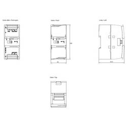 Siemens SM 1231, AI 4x13 bi 6ES72314HD320XB0 modul analogového vstupu pro PLC 35 V