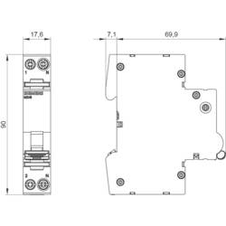 Siemens 5SV60166KK10 požární spínač Velikost pojistky = 1 2pólový 10 A 230 V 1 ks