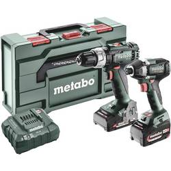 Metabo BSLBL+SSD200LTBL aku příklepový šroubovák, aku rázový utahovák, akumulátor, vč. nabíječky, 685198000