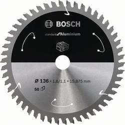 Bosch Accessories 2608837753 2608837753 pilový kotouč 136 x 15.875 mm Počet zubů (na palec): 50 1 ks