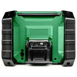 HiKOKI UR18DA UR18DAW4Z odolné rádio, DAB+, FM, Bluetooth, nárazuvzdorné, prachotěsné, voděodolné, černá, zelená