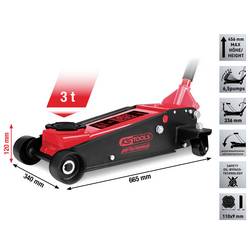 KS Tools Hydraulický zvedák auta