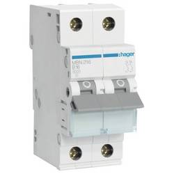 Hager MBN216 Sonstiger Schalter/Taster elektrický jistič 2pólový 16 A 400 V