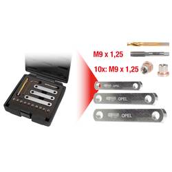 KS Tools 122.1300 Sada na opravu závitů M9 x 1,25, 16 ks