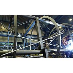 Bessey SLV150M šroubová svěrka Rozpětí (max.):1500 mm Vnější délka: 1700 mm Délka vyložení:120 mm