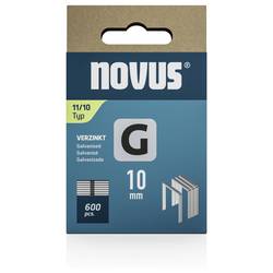 Novus Tools 042-0797 svorky z plochého drátu Typ 11 600 ks Rozměry (d x š) 10 mm x 10.6 mm