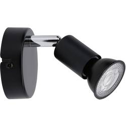 Paulmann Carolina 66750 nástěnný reflektor GU10 10 W antracitová, chrom