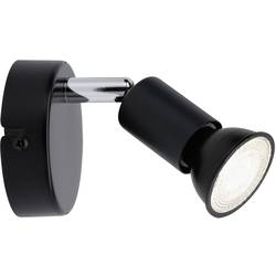 Paulmann Carolina 66750 nástěnný reflektor GU10 10 W antracitová, chrom