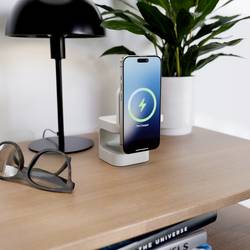 HYPER bezdrátová indukční nabíječka HyperJuice HJ3320WHGL bílá