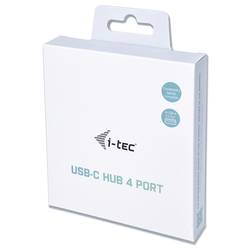 i-tec C31HUBMETAL403 USB Hub 4 porty USB-A USB 3.2 Gen1 5 GBit/s šedá I-TEC USB C Metal HUB 4 Port passive