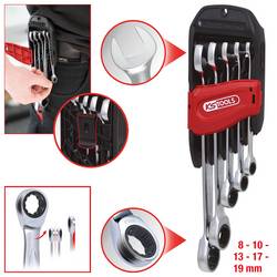 KS Tools 503.4255 sada očkoplochých klíčů 5dílná Délka klíče (cm) (jen pro nadpis) 19 mm