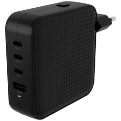 HYPER HyperJuice® 100W USB-C cestovní nabíječka, GaN, s adaptérem pro Evropu, s britským adaptérem, s americkým adaptérem, s adaptérem pro Čínu, 1x USB A , 3x