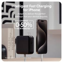 HYPER HyperJuice® 100W USB-C cestovní nabíječka, GaN, s adaptérem pro Evropu, s britským adaptérem, s americkým adaptérem, s adaptérem pro Čínu, 1x USB A , 3x