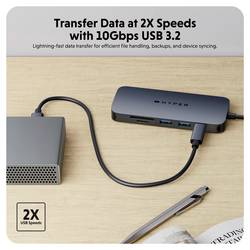 HYPER USB-C® dokovací stanice HyperDrive EcoSmart Gen.2 Hub Vhodné pro značky (dokovací stanice pro notebook): univerzální