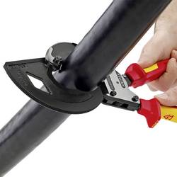Knipex 95 36 320 štípací kleště na kabely s ráčnou hliníkový a měděný kabel, jedno- a vícežilový, 60 mm, 600 mm²