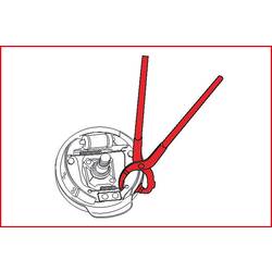 KS Tools 150.2116 Kleště na brzdové pružiny, 220 mm