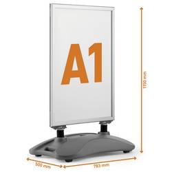 Durable reklamní tabule DIN A1 783 mm x 1150 mm x 500 mm 1 ks