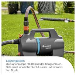 GARDENA Gartenpumpe 5000 Silent Saugschlauch-Set sada zahradního čerpadla 5.100 l/h