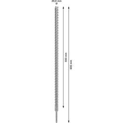 Bosch Accessories 2608836642 2608836642 příklepový vrták 20 mm SDS plus 1 ks