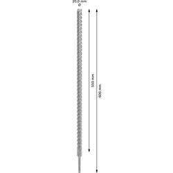 Bosch Accessories 2608836642 2608836642 příklepový vrták 20 mm SDS plus 1 ks