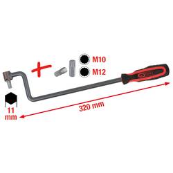 Klíč na nastavení jízdního pruhu pro Mercedes, 3 ks KS Tools 150.9470
