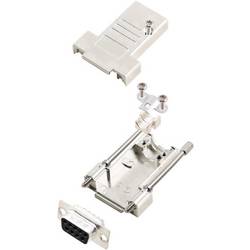 encitech DTSL09-T-JSRG+DMS-K 6355-0040-31 sada D-SUB zásuvková lišta 180 ° Pólů: 9 pájecí kalíšek 1 sada