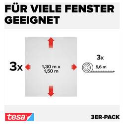 tesa STANDARD 55672-00500-07 síť proti hmyzu (š x v) 1300 mm x 1500 mm antracitová 3 ks