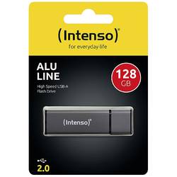Intenso Alu Line USB flash disk 128 GB antracitová 3521495 USB 2.0