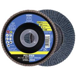 PFERD TOOLS 69300935 PFC 125 Z 60 START STEELOX vějířovitý brusný kotouč Průměr 125 mm Ø otvoru 22.23 mm Zrnitost 60 10 ks