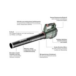 Metabo 601607650 LB 18 LTX BL akumulátor foukač listí + 2. akumulátor, vč. nabíječky 18 V