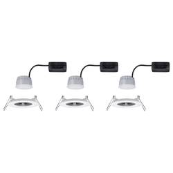 Paulmann Nova vestavné svítidlo do koupelny sada 3 ks LED LED 18 W IP44 bílá (matná)