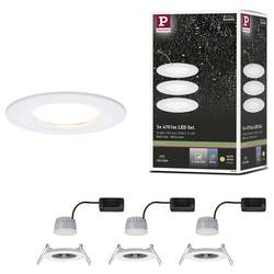 Paulmann Nova vestavné svítidlo do koupelny sada 3 ks LED LED 18 W IP44 bílá (matná)
