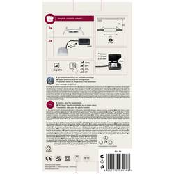 Paulmann Nova vestavné svítidlo do koupelny sada 3 ks LED LED 18 W IP44 bílá (matná)
