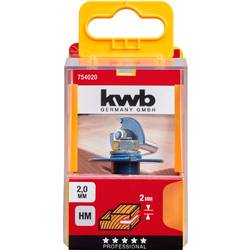 kwb 754020 drážkovací fréza, 2 mm