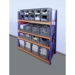 VISO SPK 3220 AV skladový box , (š x v x h) 200 x 200 x 300 mm, šedá, 1 ks
