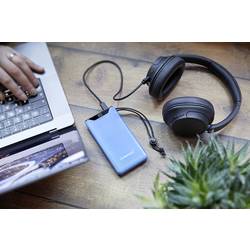 Intenso F10000 powerbanka Li-Pol, 10000 mAh, Quick Charge, Dodávka energie, USB-A, USB-C®, modrá, Indikátor stavu